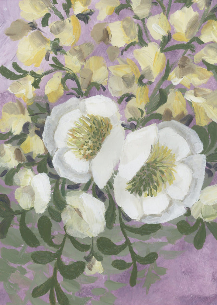 Raelynna malerische Blumen | Leinwand