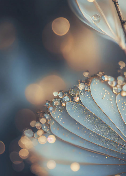 Taufrische Blütenblatt-Eleganz | Leinwand