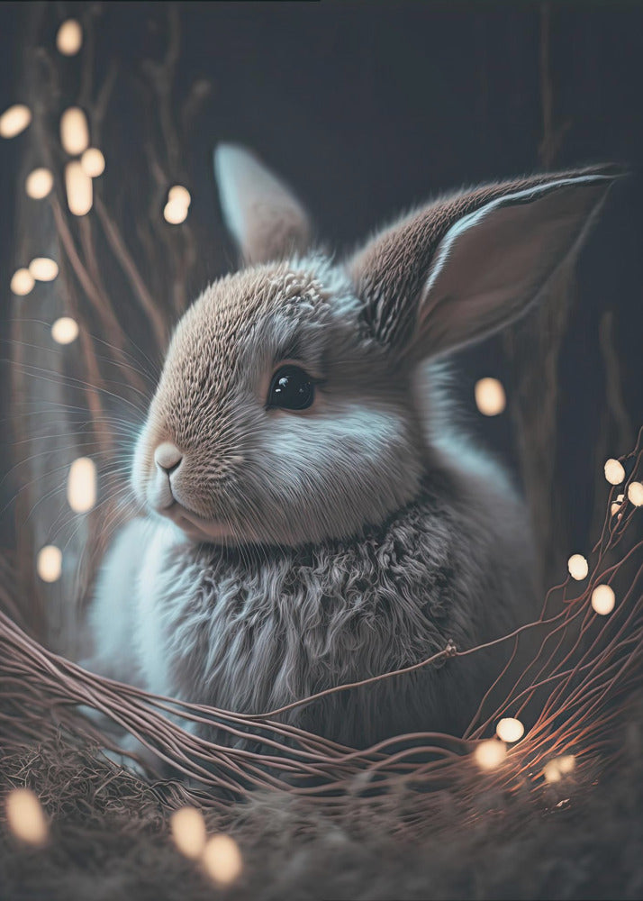 Verzauberter Hase | Leinwand