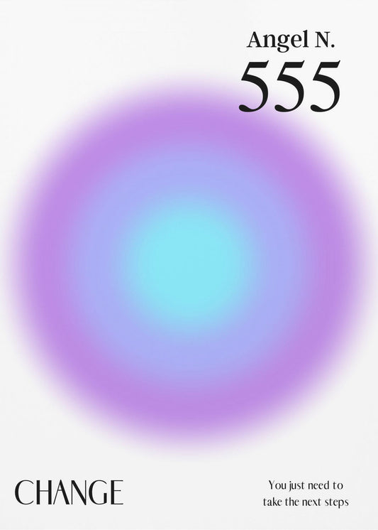 Engel Nummer 555 | Leinwand