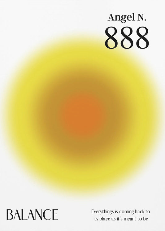 Engel Nummer 888 | Leinwand