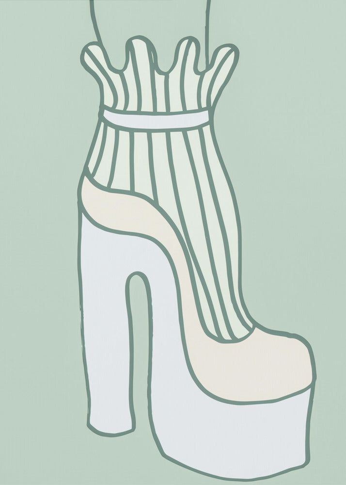 Schuh Grün | Canvas