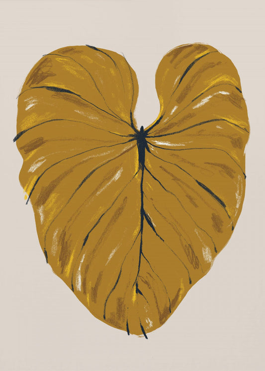 Philodendron Gloriosum Senf | Poster