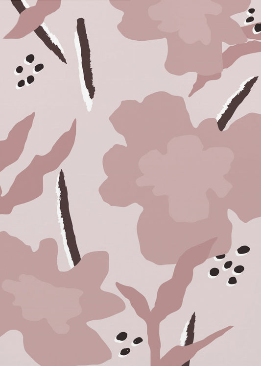 Blumen Rot | Leinwand