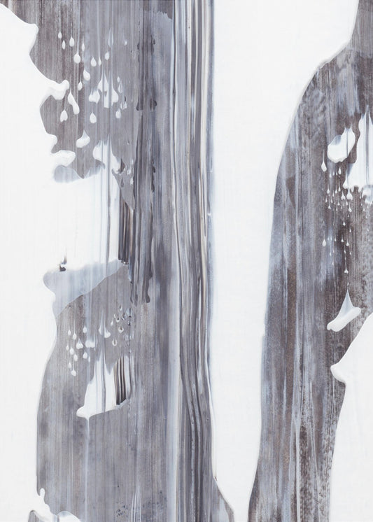 Texturen und fließende Pinselstriche | Poster