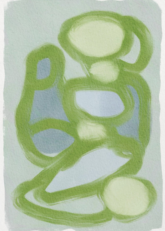 Grüne Kreise 2 | Poster