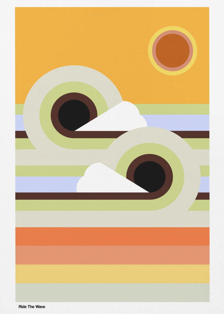 Ride the Wave Sonnenaufgang | Poster