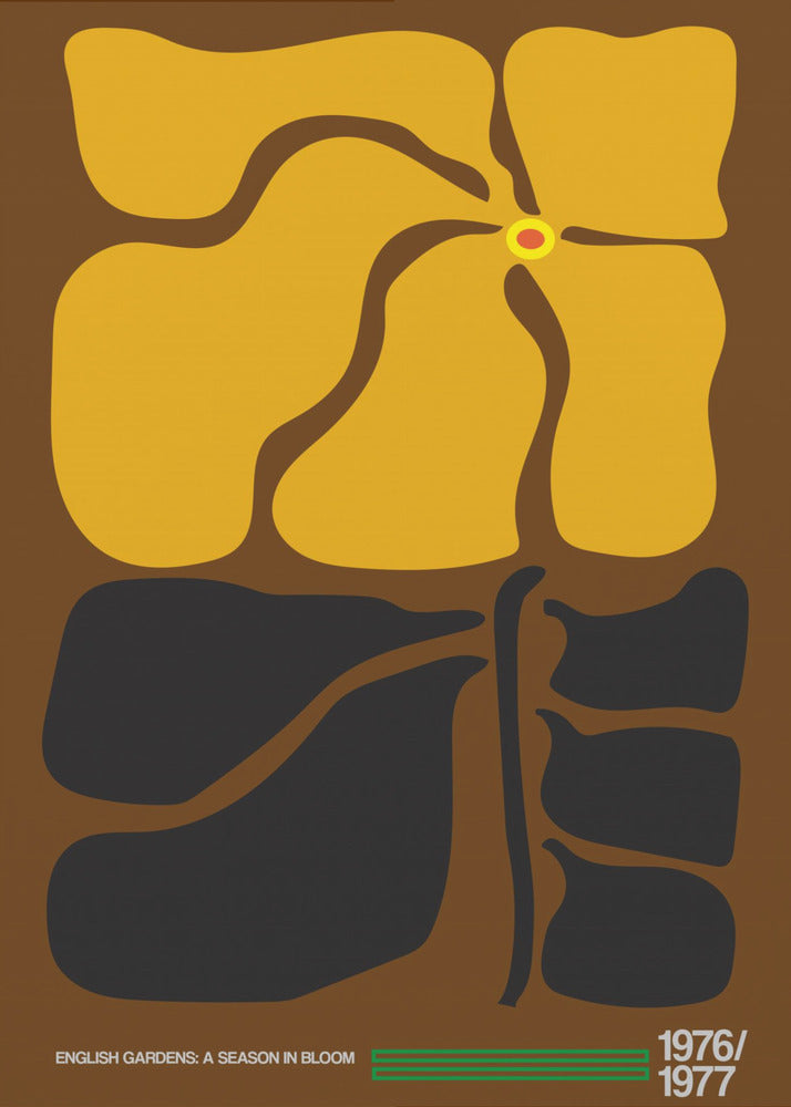 Englische Gärten Braun | Poster