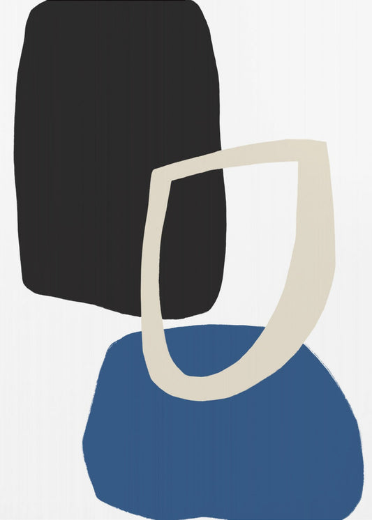 Bunte, kräftige geometrische Formen | Poster