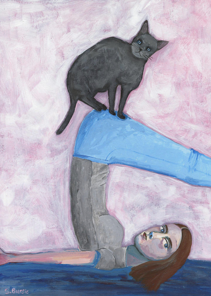 Yoga mit meiner Katze | Poster