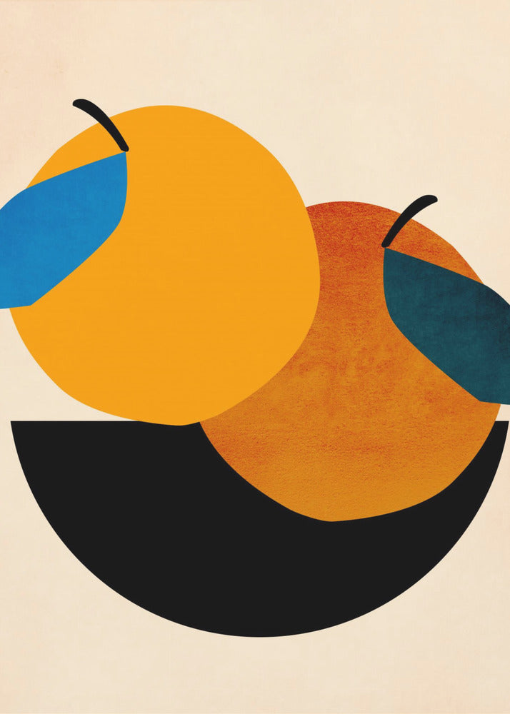 Zwei Orangen | Poster
