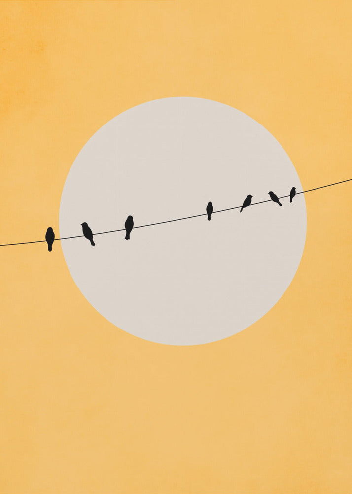 Zwitschern und Chillen | Poster