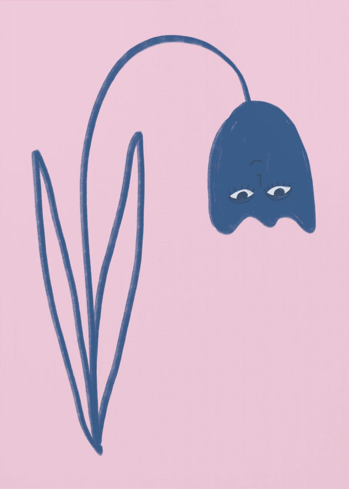 Melancholische Blüte | Leinwand
