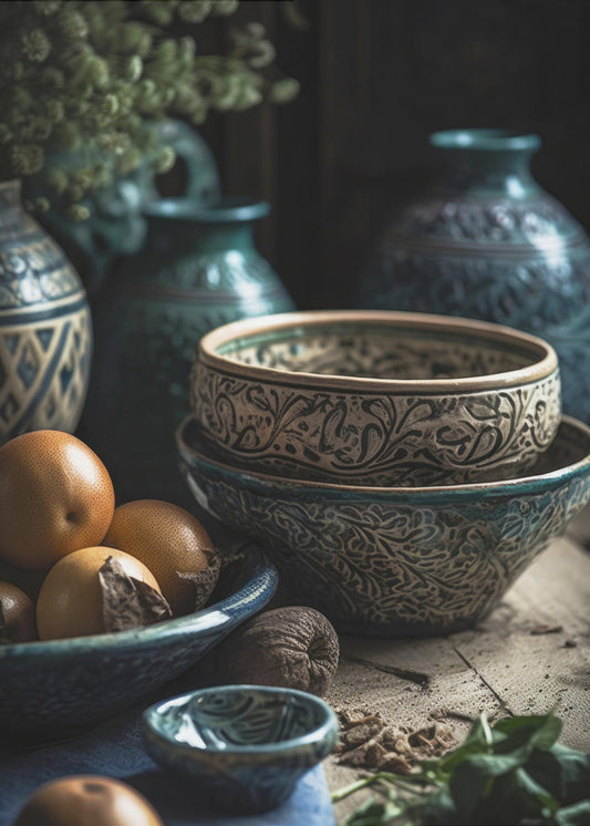 Verziertes Stillleben | Poster