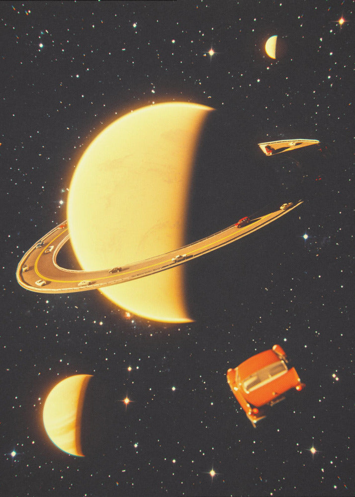 Ringe des Saturn | Leinwand