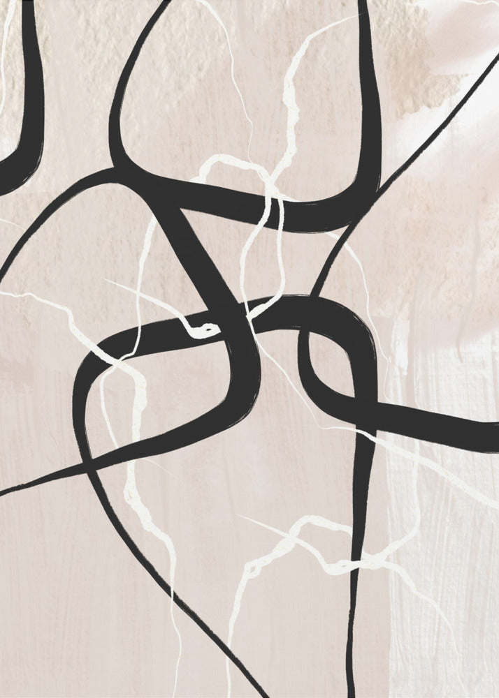 Weiße Linien 2 | Poster