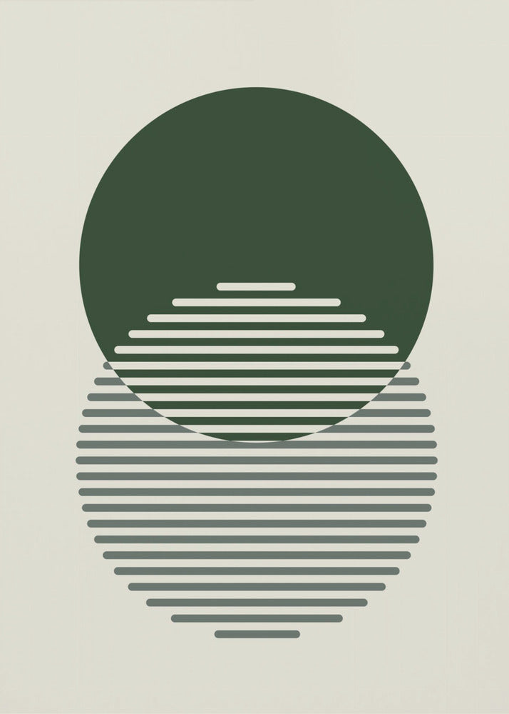 Minimale abstrakte Kreise II | Poster