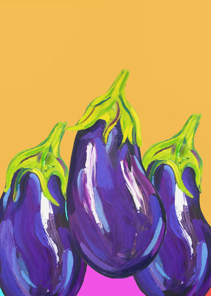 Groovy Auberginen | Poster