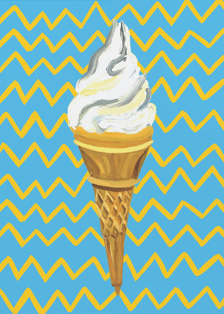 Eiscreme Blau | Poster