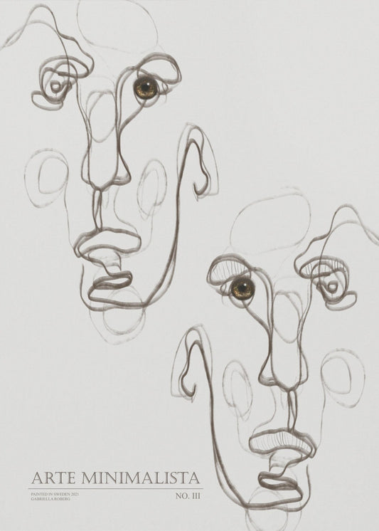 Arte Minimalista Nr. 3 | Leinwand