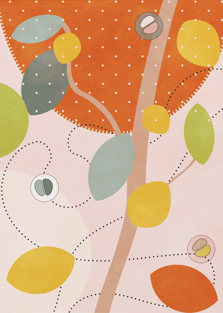 Freundliche Farben Hilma 5 | Poster