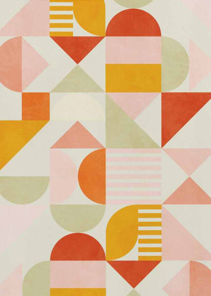 Bauhaus Fun Pastell | Leinwand