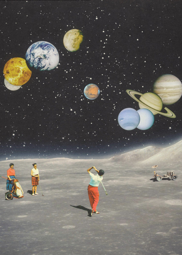 Weltraumgolf | Poster