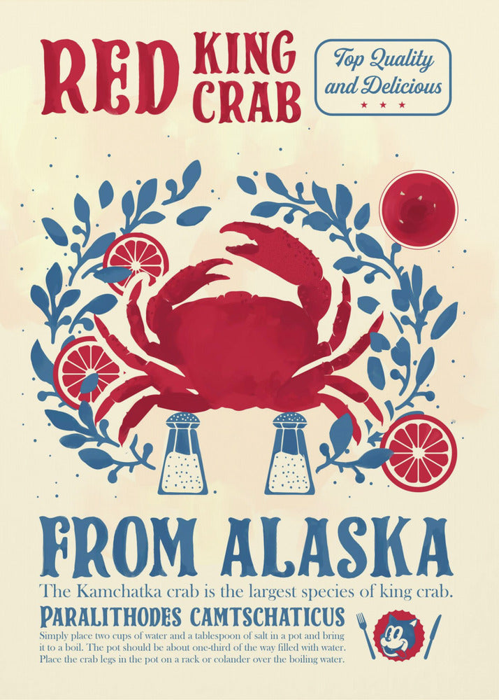 Krabbenküchendruck | Poster