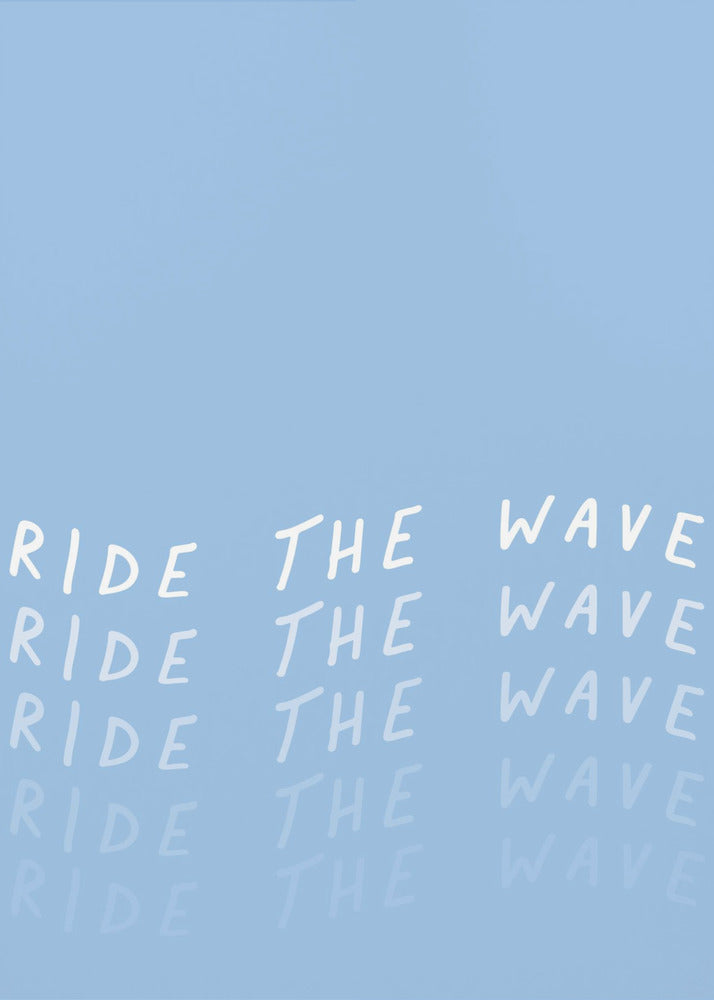 Reite die Welle | Leinwand