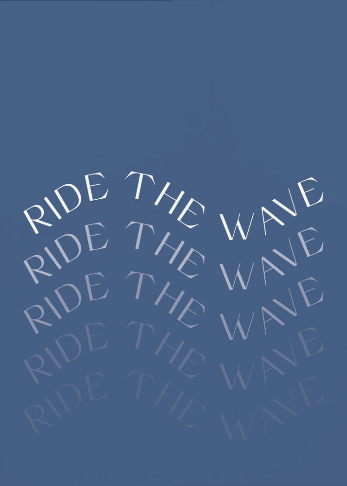 Reite die Welle | Leinwand