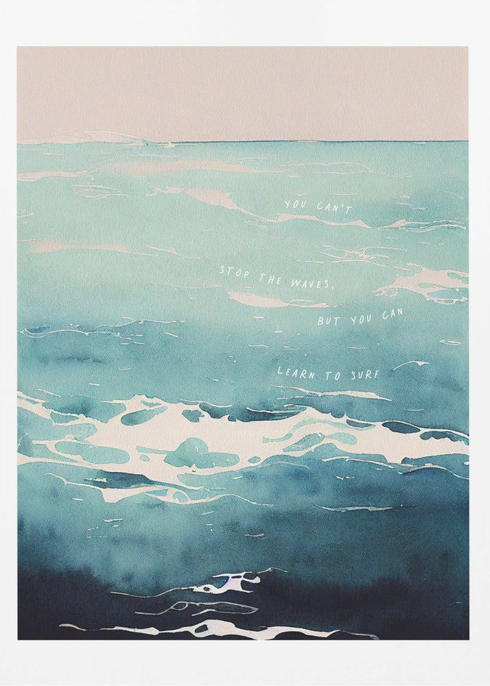 Surfen lernen | Poster