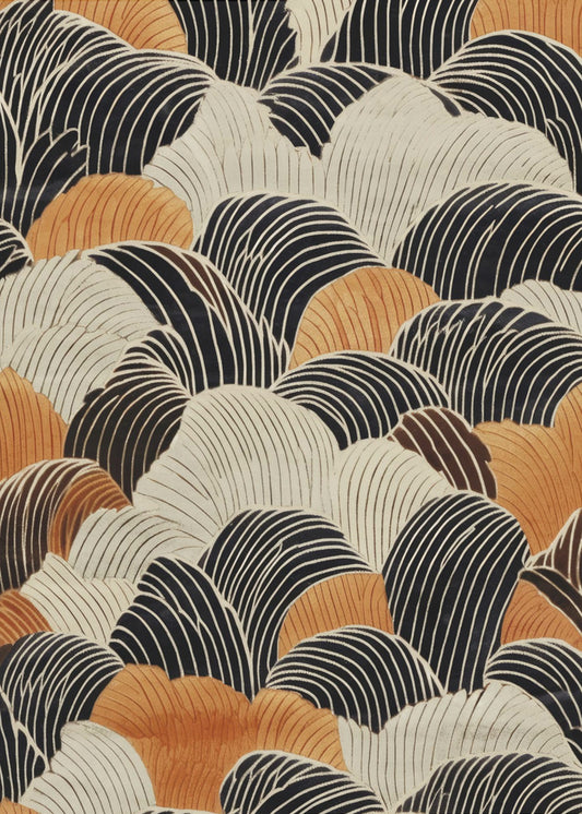 Fließende Wellenlandschaft | Poster