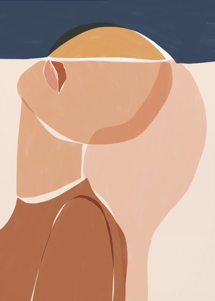 Halbes Gesicht, halbe Sonne | Poster