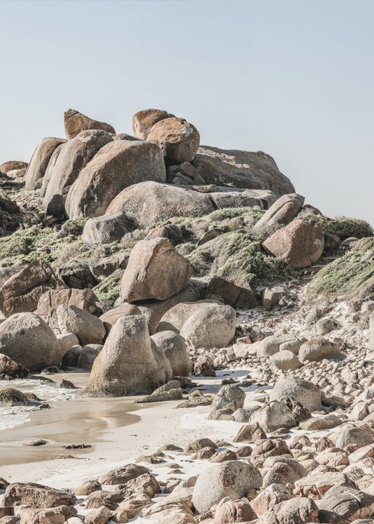 Felsige Küstenlandschaft – Gelassenheit | Leinwand