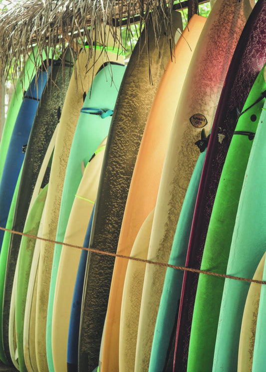 Surfbrett-Symphonie | Leinwand