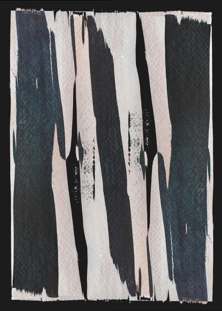 Monochrome Streifen | Poster