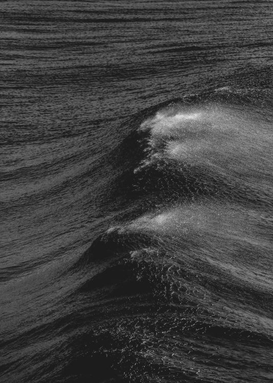 Nachtwellenkaskade | Leinwand