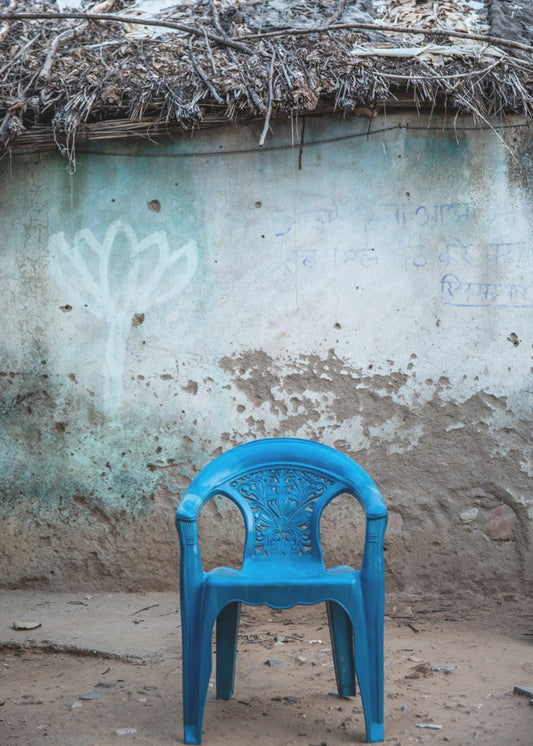 Lonely Blue Chair | Poster