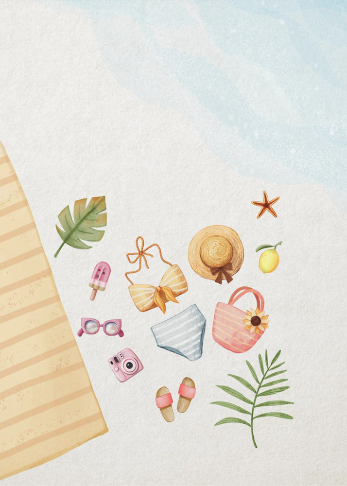 Coole Sommerbademode | Poster