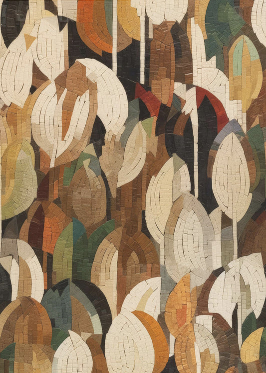 Mosaic Forest Vibrance | Poster