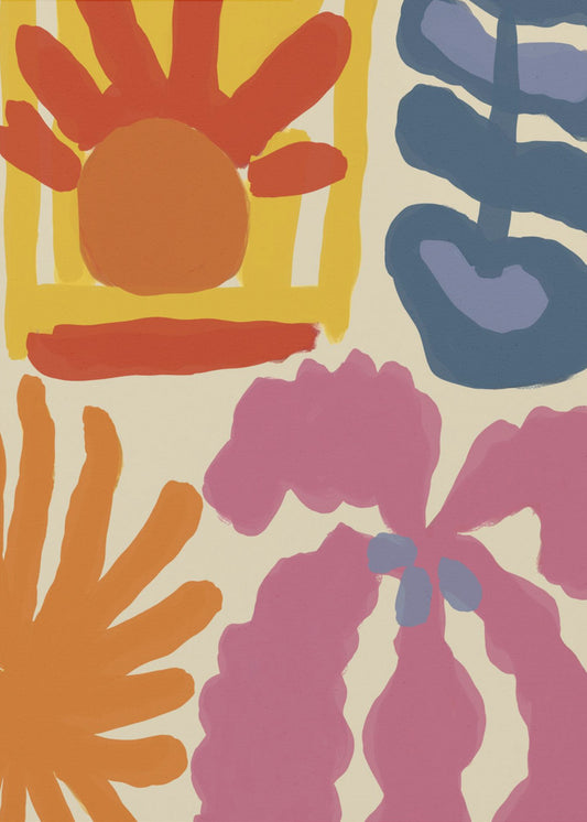 Vibrant Shapes | Poster