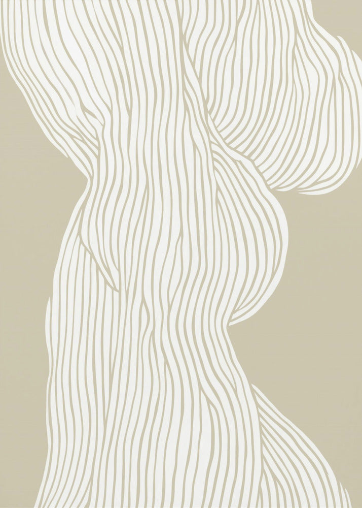 Flowing Lines Elegance | Canvas