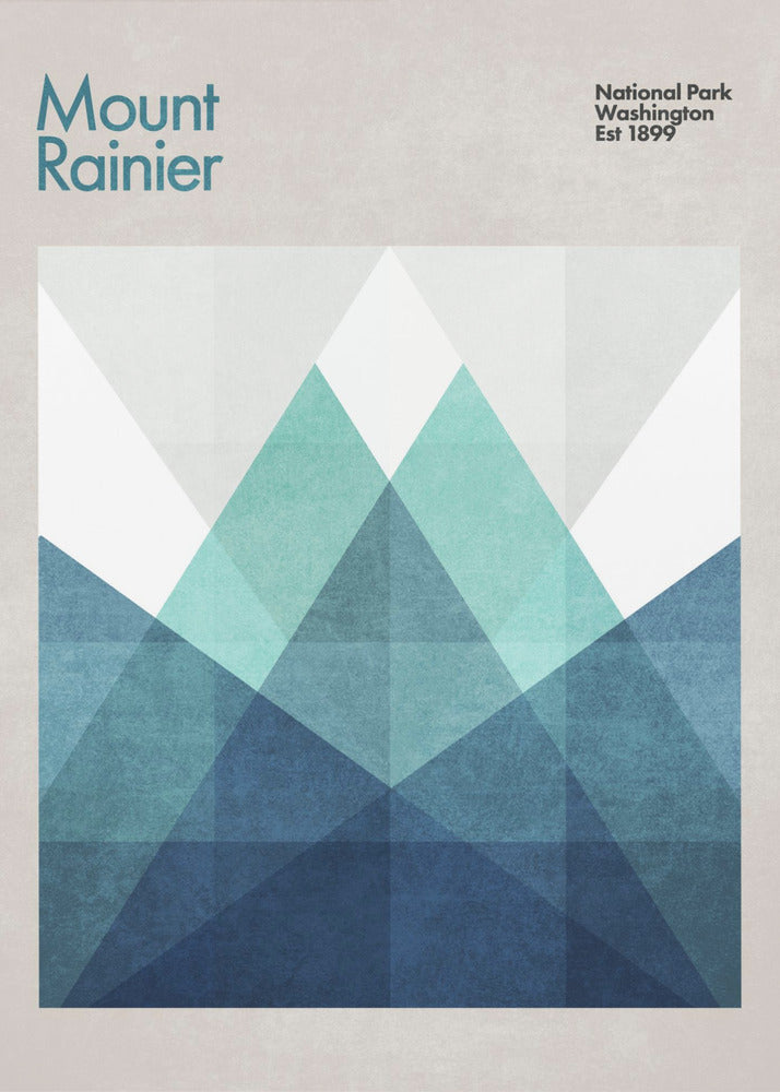 Geometrische Gipfel | Poster