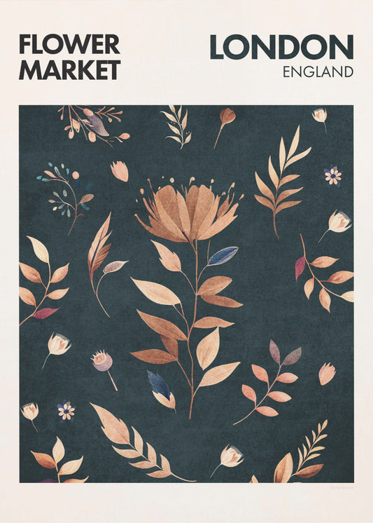 Blütenblätter in London | Leinwand