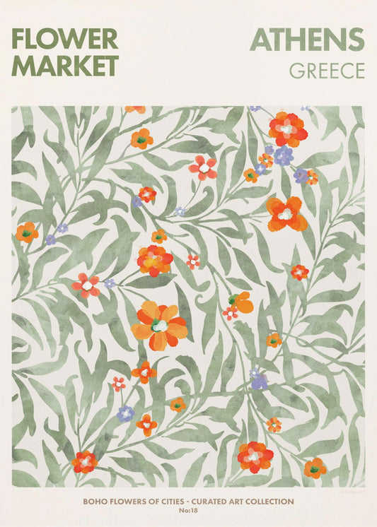 Blühendes Athen Essence | Leinwand