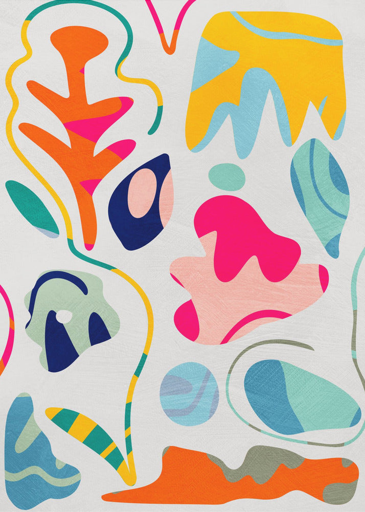 Von Matisse inspirierte Formen | Leinwand