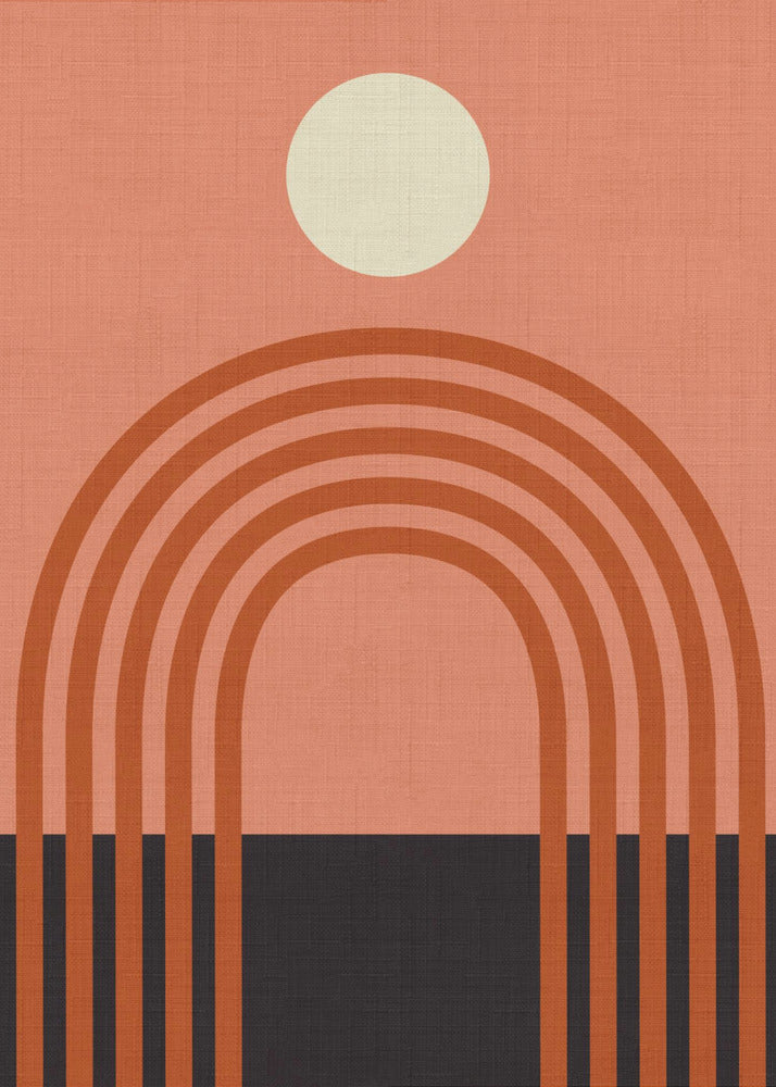 Geo Shapes Herbst 21 Arc | Leinwand