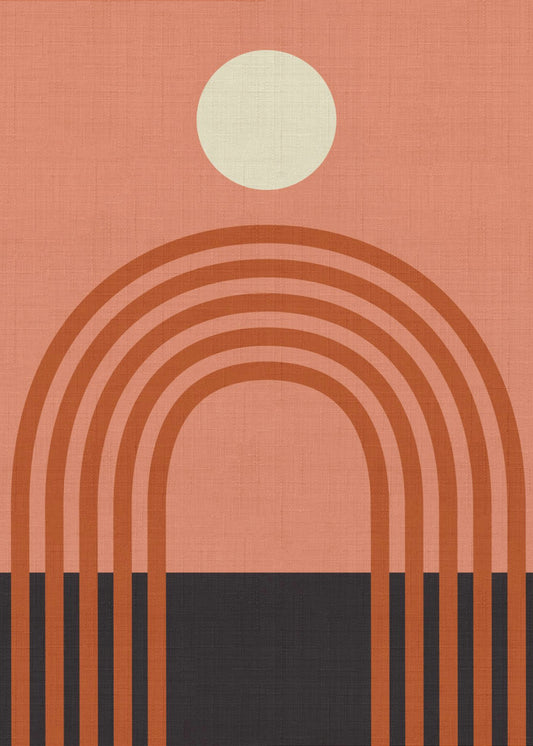 Geo Shapes Herbst 21 Arc | Leinwand