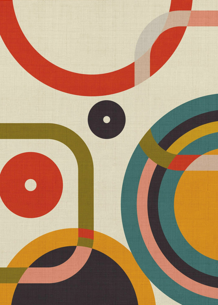 Mid Century Cirque | Leinwand