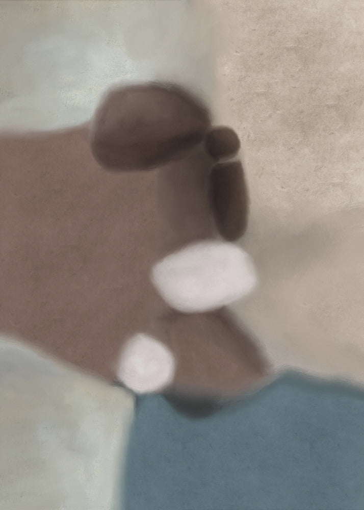 Schwimmende Felsen | Leinwand